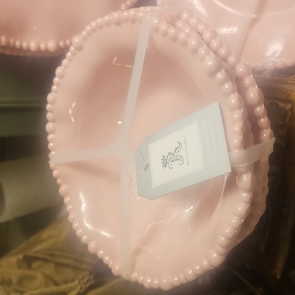 Elegant Pink Beaded Dinnerware Set - Picture 3 of 8